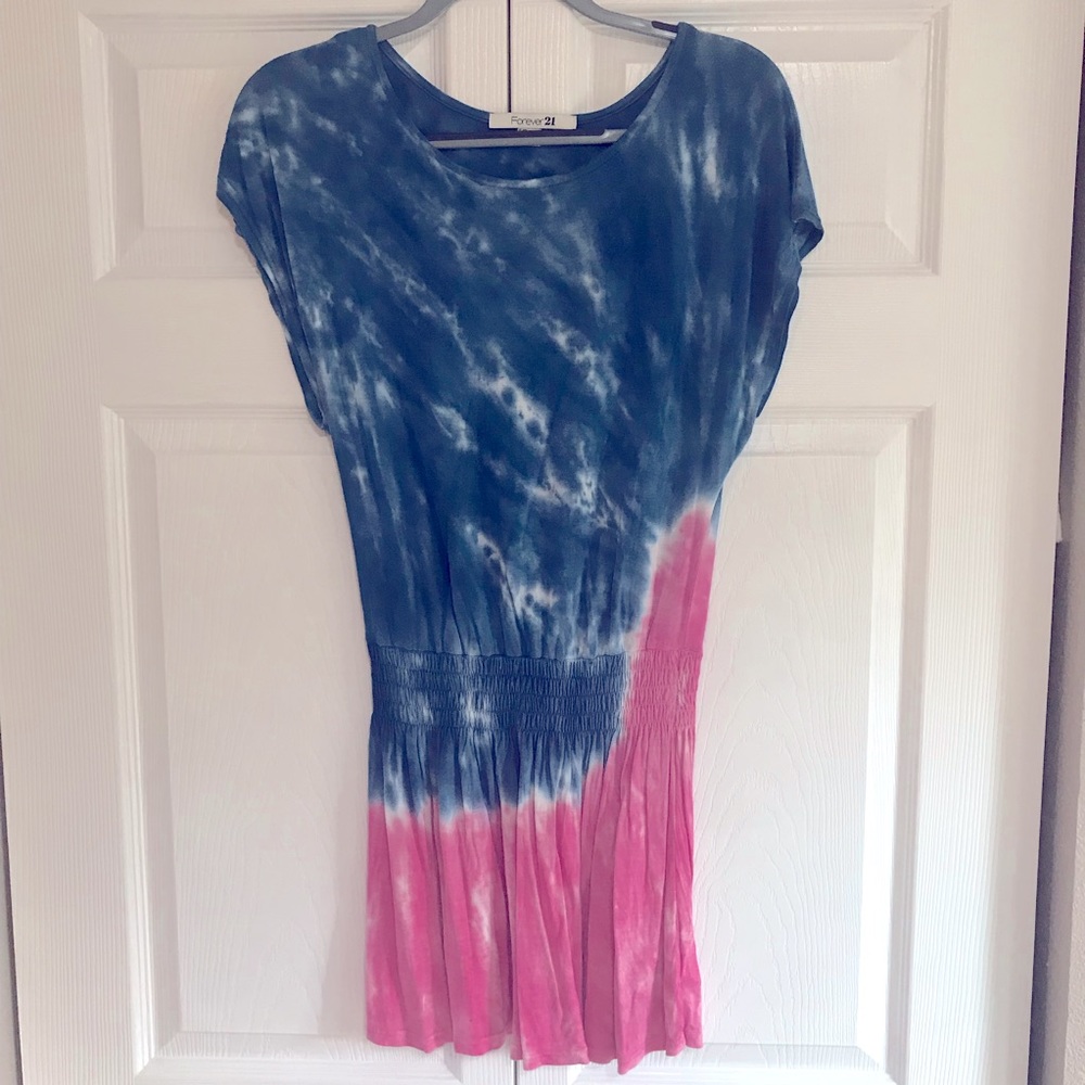 Tie-dye boho dress